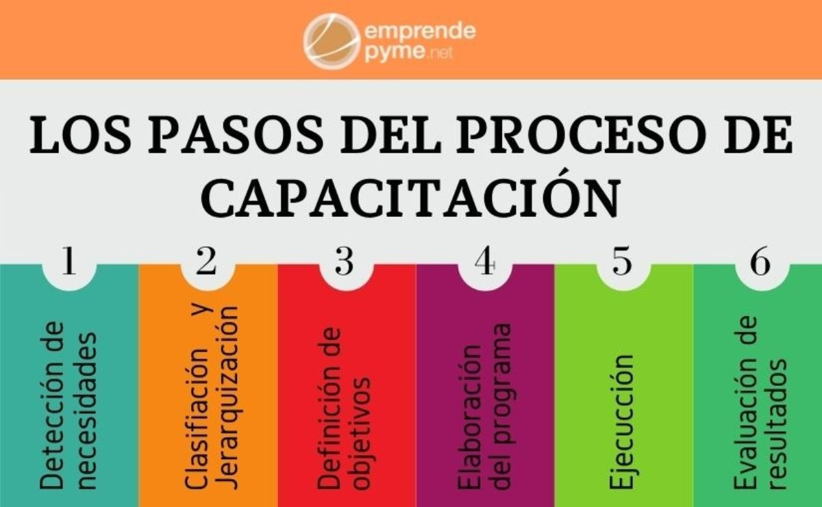 Cuáles son los pasos del proceso de Capacitacion?